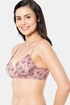 Amante Padded Wired Full Coverage T-Shirt Bra - Filigree Pr — thumbnail 2